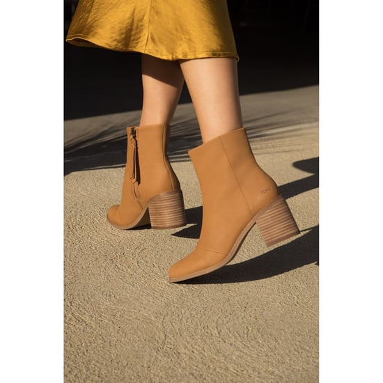 TOMS Evelyn Leather Women's Tan Boots - Image 5
