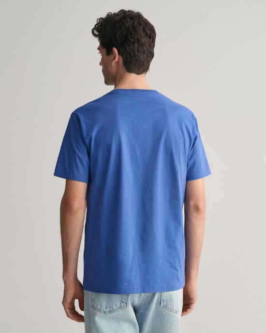 GANT Mens Regular Fit Short Sleeve Archive Shield T-Shirt - Image 4