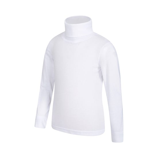 Mountain Warehouse Childrens/Kids Talus Roll Neck Long-Sleeved Top (White)