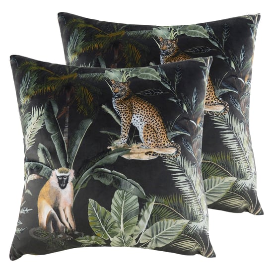 Kibale Animals Cushions (Twin Pack)