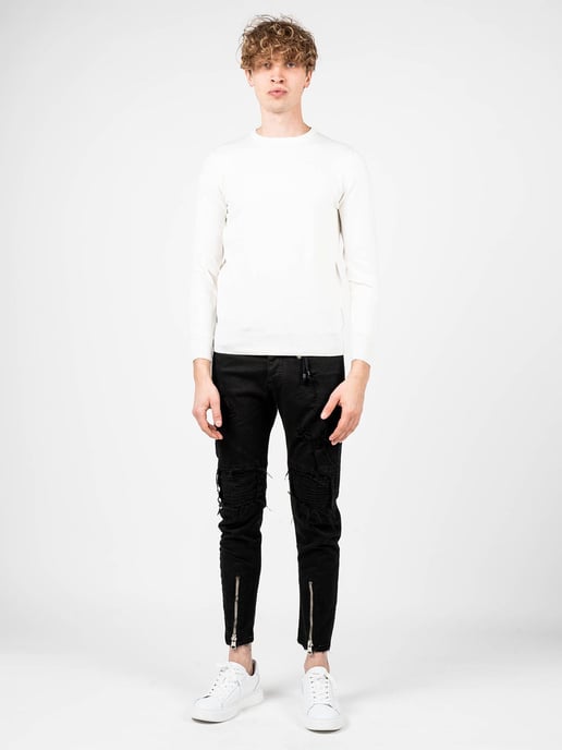 Xagon Man Pullover C-neck Men's Off-White - Image 2
