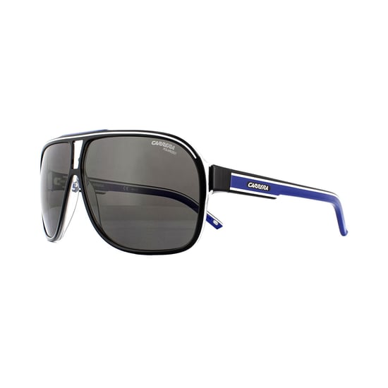 Carrera Sunglasses Grand Prix 2 T5C M9 Black Crystal White Blue Grey Polarized