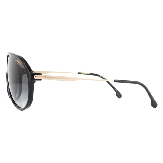 Carrera Aviator Mens Black Dark Grey Gradient Sunglasses