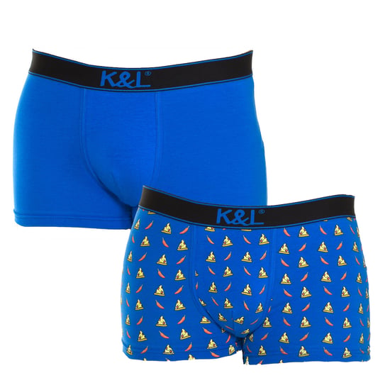 Pack-2 Breathable fabric boxers with anatomical front KL2004 men