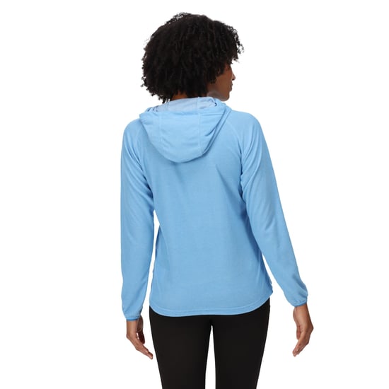 Regatta Womens/Ladies Montes Lightweight Hoodie (Sonic Blue/White) - Image 5