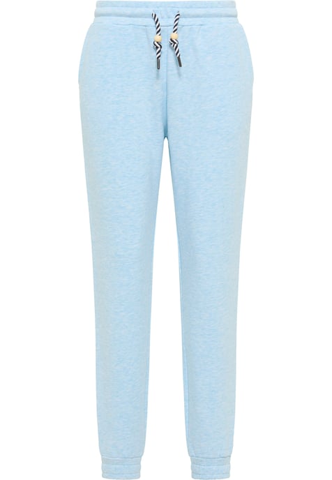 Schmuddelwedda Sweatpants women aqua melange - Image 1