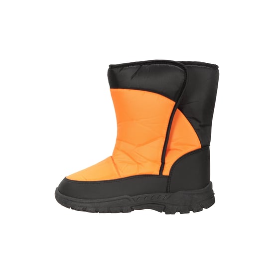 Mountain Warehouse Kinderen/Kinderen Caribou Adaptieve Gestreepte Snowboots (Oranje) - Image 3