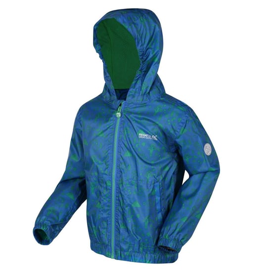 Regatta Childrens/Kids Muddy Puddle Peppa Pig Hooded Waterproof Jacket (Oxford Blue)