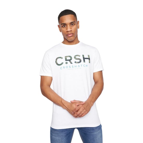 Crosshatch Mens Fratter T-Shirt (White) - Image 1