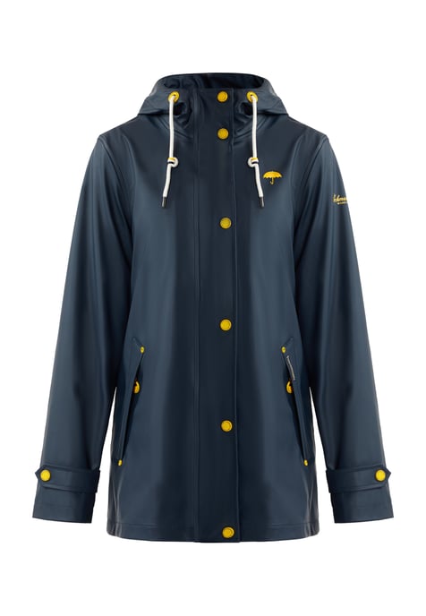 Schmuddelwedda Regenjas incus Dames marine grijs gem - Image 1
