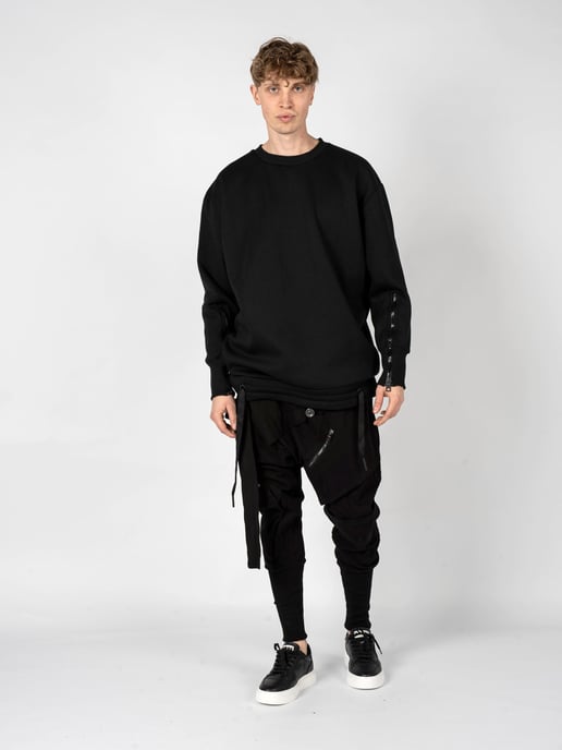 La Haine Inside Us Sweatshirt LM030 Men's Black - Image 1