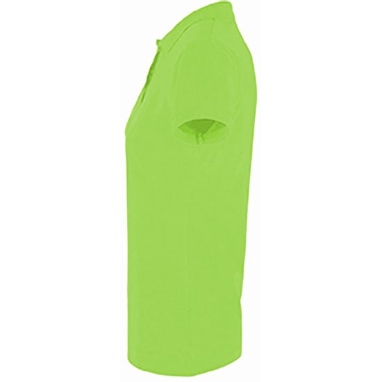 SOLS Dames/dames Perfect Pique Poloshirt met korte mouwen (Appelgroen) - Image 3
