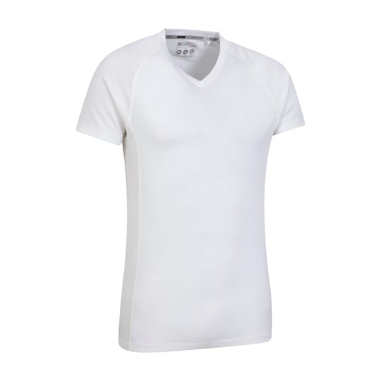 Mountain Warehouse Heren Top Merino Wol Thermo Top (Wit) - Image 4