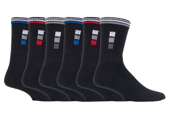 6-Pack Heren Gevoerde Ademend Katoenen Classic Sportsokken 11-14 UK - Image 1