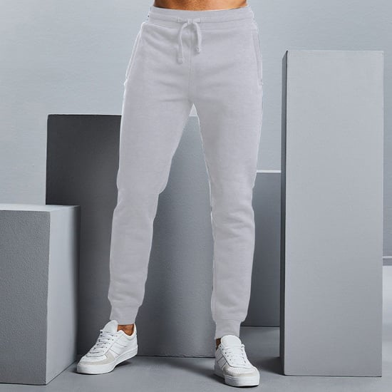 Russell Mens Authentic Jogging Bottoms (Light Oxford) - Image 2