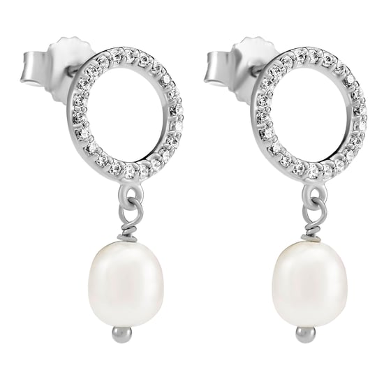 Orphelia 'Spa' Women's 925 Sterling Silver Drop Earrings - Silver ZO-7575 - Image 1
