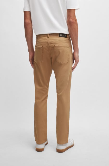 Men's Boss Slim-Fit Jeans in Beige