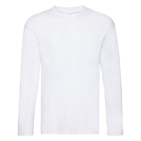 Fruit Of The Loom Heren Originele T-shirt Lange Mouwen (Wit) - Image 1