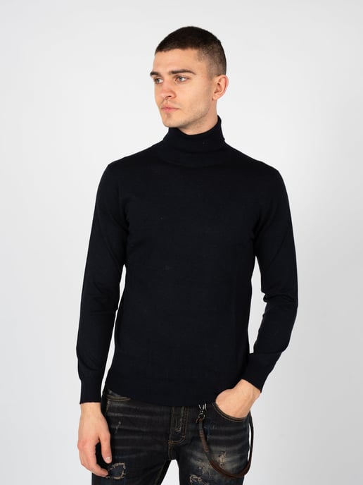 Xagon Man Pullover Turtleneck Men's Blue - Image 3