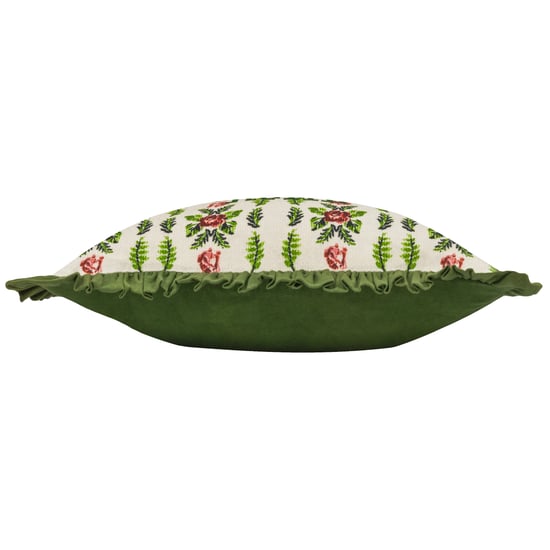furn.  Feeoni Home Sweet Home Embroidered Cotton Cushion Cover - Image 3