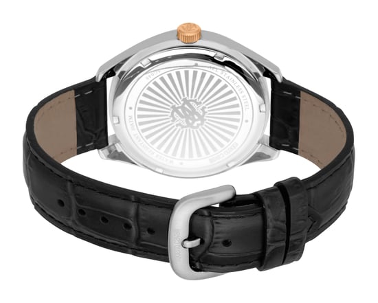 RC5G048L0035 Roberto Cavalli Mens Quartz Stainless Steel Silver Leather 10 ATM 42 mm Watch