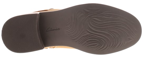 Clarks Womens Ankle Boots Maye Strap Leather Zip tan - Image 5