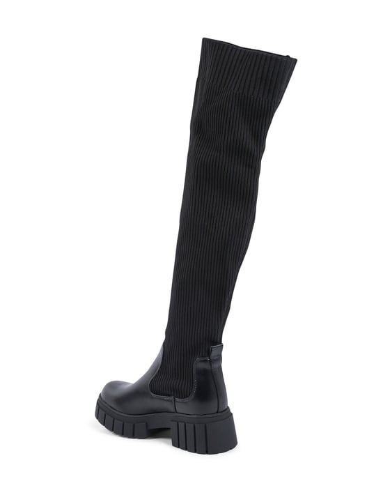 19V69 Italia Womens High Boot Black