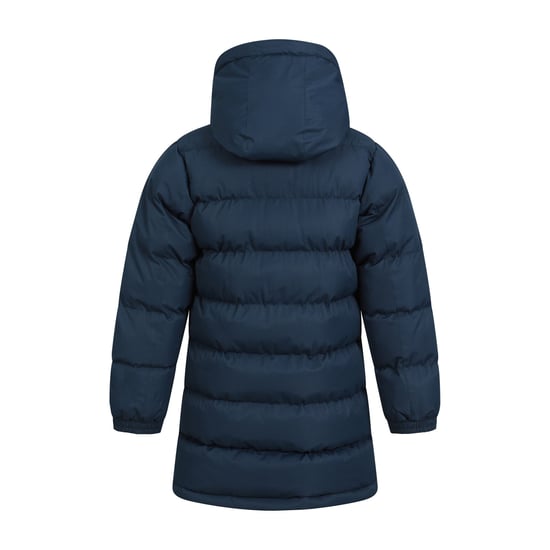 Mountain Warehouse Vattenavvisande Longline vadderad jacka för barn/ungdomar (mörkblå) - Image 2