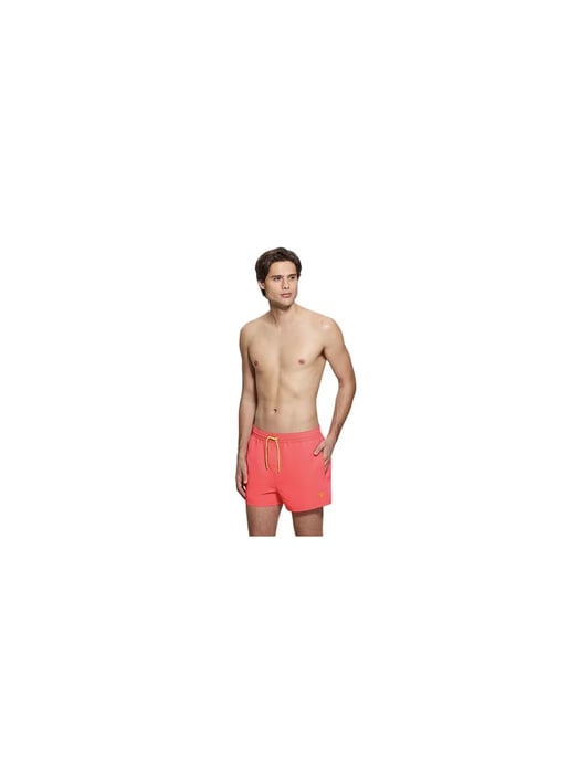 Guess herenzwempak met neonkleurige patch - Image 2