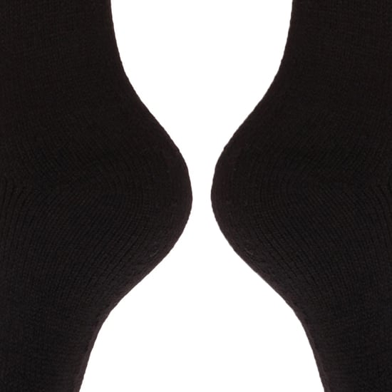 Floso Dames/dames Thermal Winter Wellington/Welly Laarzensokken (2 paren) (Zwart) - Image 3