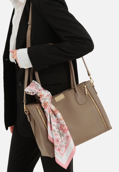 Laura Ashley Dark Mink Shoulder Bag