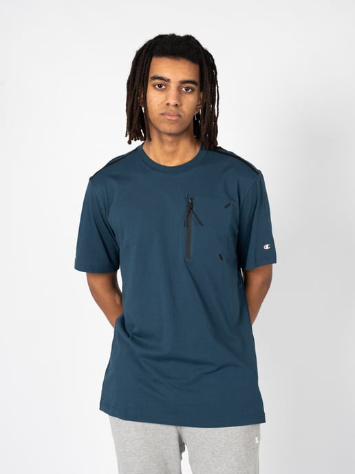 Champion T-Shirt Men's Blue - Image 3