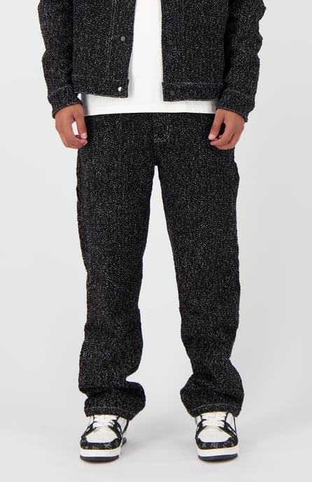 Black Bananas, Boucle Denim Pants, Black