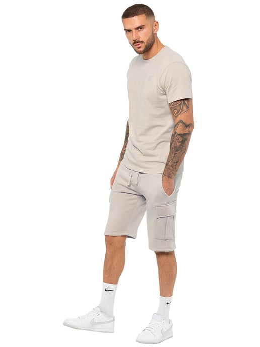 Enzo | T-shirt träningsoverall med shorts för herrar - Image 2