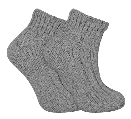 Sock Snob - Ankelstövelstrumpor i ullblandning för damer med tjocka ribbade strumpor - Image 1