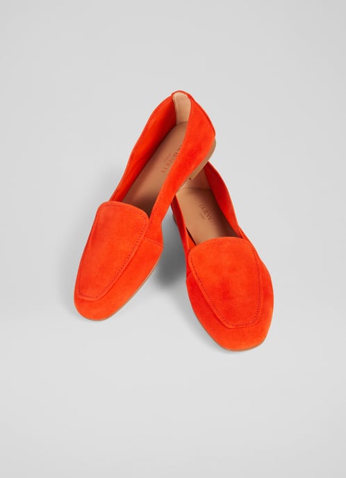 LK Bennett Tina Flats, Orange