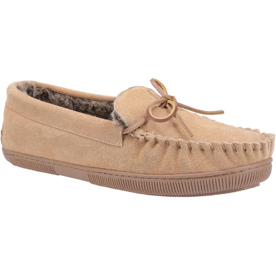 Hush Puppies Womens/Ladies Allie Slip On Leather Slipper (Tan)