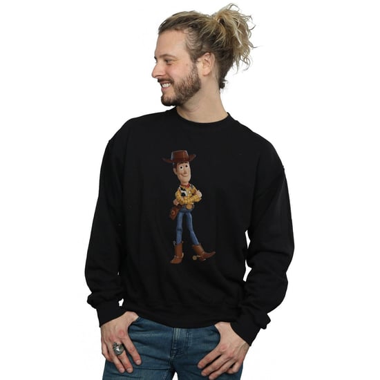 Disney Mens Toy Story 4 Sherrif Woody Sweatshirt (Black)