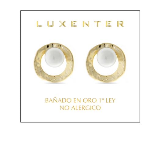 Luxenterörhängen i 18K gult guld - Jaya - Image 2