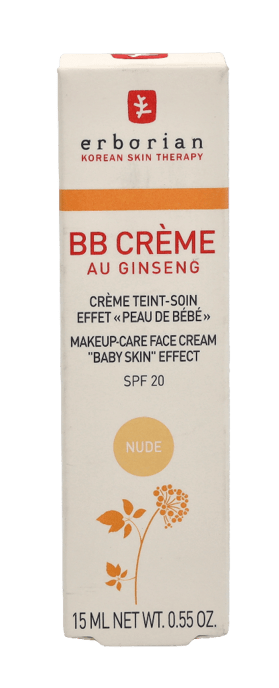 Erborian BB Cream Au Ginseng 5-In-1 Baby Skin Effect SPF20 15 ml - Image 2