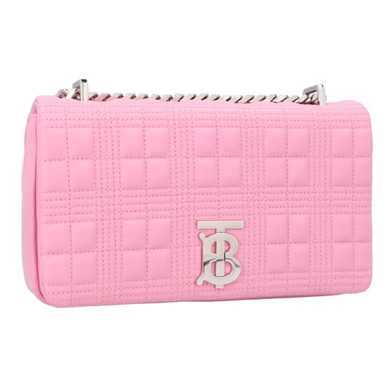 Burberry Small Lola Quilted Leather Shoulder Bag In Primrose Pink