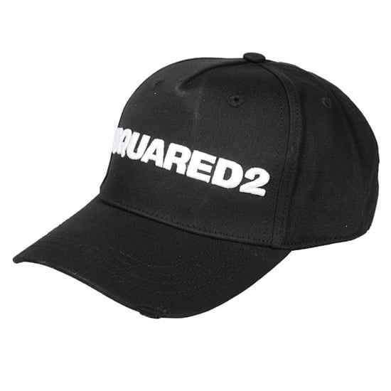 DSQUARED2 wit geborduurd logo zwarte dop - Image 1