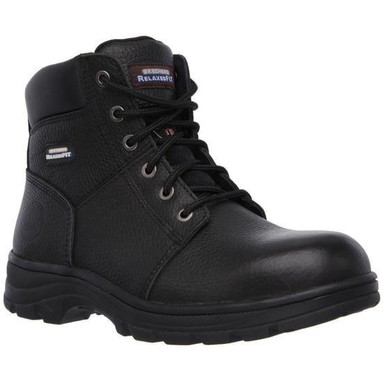 Skechers Mens Workshire Relaxed Fit Laced Safety Ankle Boots - Image 1