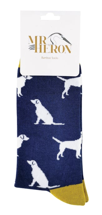MR HERON - Men's Novelty Bamboo Socks with Dogs On - Image 2