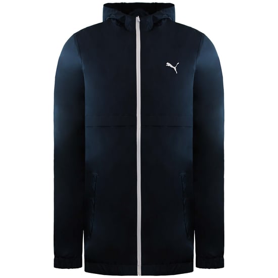 Puma Solid Mens Dark Slate Windbreaker Jacket - Image 1