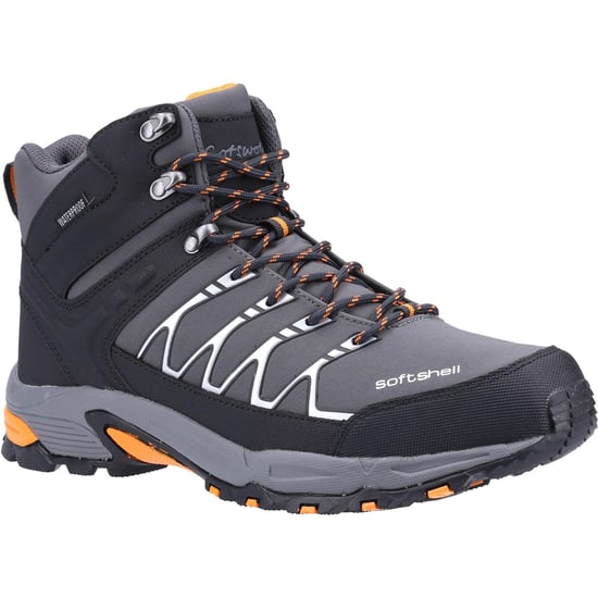 Cotswold Heren Abbeydale Wandelschoenen (Grijs/Oranje) - Image 1