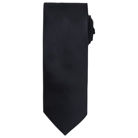 Premier Unisex Adult Micro Waffle Tie (Black) - Image 1