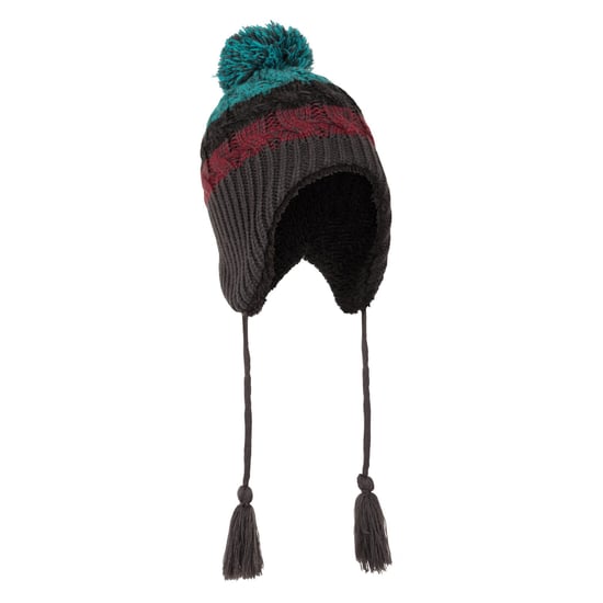 Mountain Warehouse Mens Colour Block Sherpa Lined Trapper Hat (Grey) - Image 6