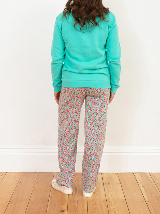 Kite Clothing Regis Wide Leg Loungers Petal Perfume