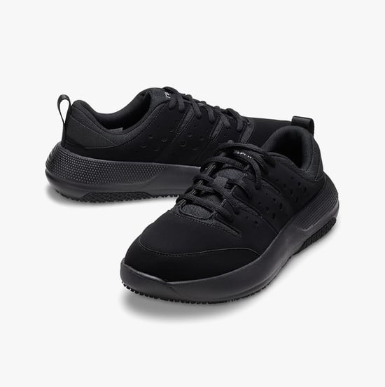 Crocs On the Clock Polyurethaan Heren Triple Black Sneakers - Image 4